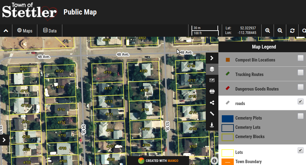 The Town of Stettler, Alberta delivered first-class public web maps on a budget that ruled out enterprise GIS software.