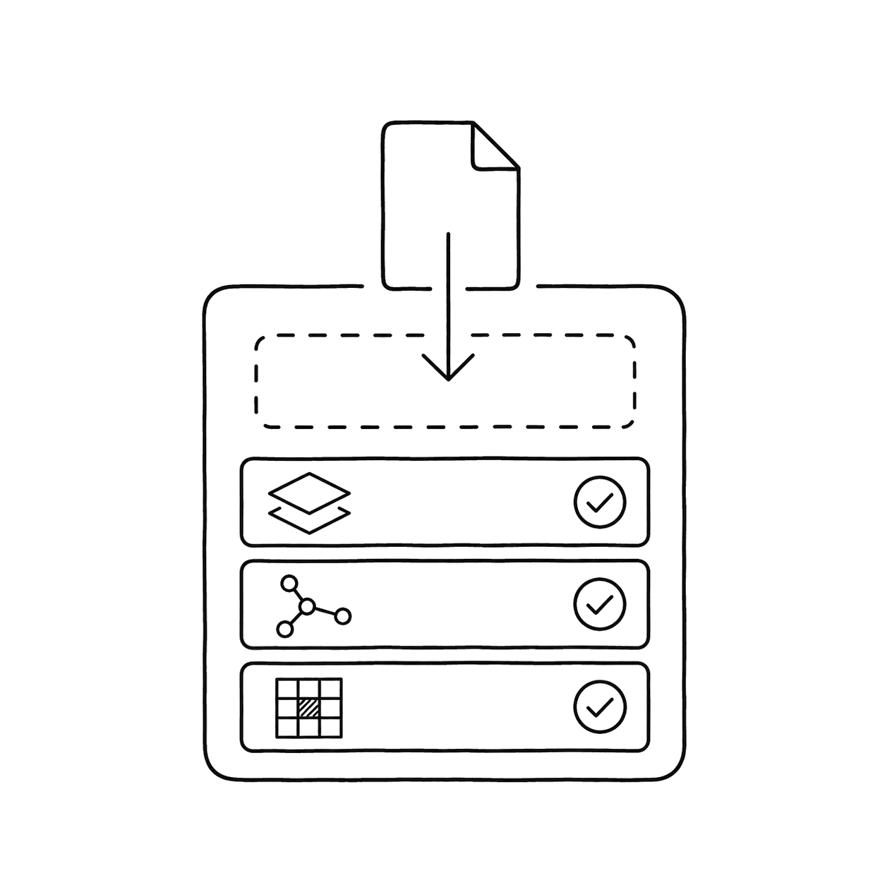 Your existing data, unchanged