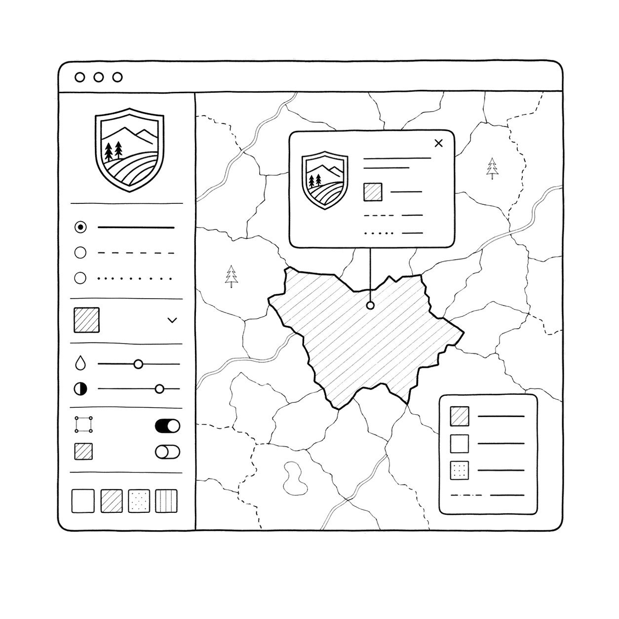 Styling a county map in MangoMap